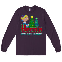 Plum hermie the elf dentistry    rudolph the red nosed reindeer Long Sleeve Tee - linhVisuals