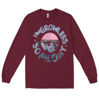Burgundy the growlers Long Sleeve Tee - linhVisuals