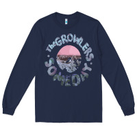 Navy the growlers Long Sleeve Tee - linhVisuals