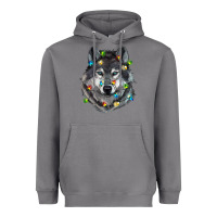 Storm Christmas with wolf Heavyweight Hoodie - RanaPortraitStore