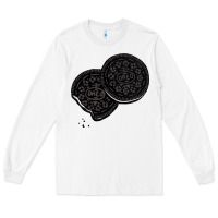 White oreo lover Long Sleeve Tee - linhVisuals