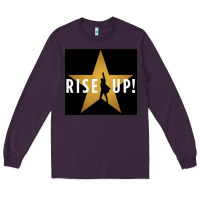 Plum rise up! hamilt musical broadway Long Sleeve Tee - linhVisuals