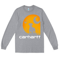 Heather Grey carhartt vintage Long Sleeve Tee - linhVisuals