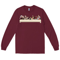 Burgundy the last supper of the real housewives Long Sleeve Tee - linhVisuals
