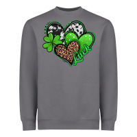 Storm St. Patrick's Day hearts Heavyweight Sweatshirt - Jasminsmagicworld