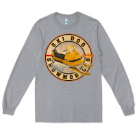 Heather Grey ski doo vintage snowmobiles Long Sleeve Tee - linhVisuals