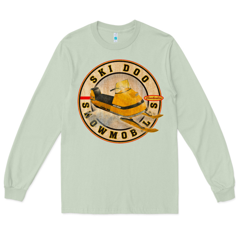 Ski Doo Vintage Snowmobiles Long Sleeve Tee by linhVisuals | Teevron