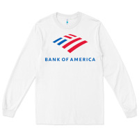 White bank of america Long Sleeve Tee - linhVisuals