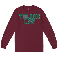 Burgundy tulane law school Long Sleeve Tee - linhVisuals