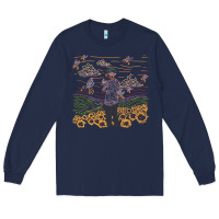 Navy tyler the creator flower boy Long Sleeve Tee - linhVisuals