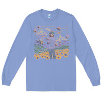 Colony Blue tyler the creator flower boy Long Sleeve Tee - linhVisuals