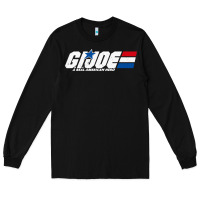 Black distressed army green gi joe Long Sleeve Tee - linhVisuals