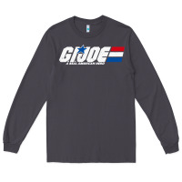 Smoke distressed army green gi joe Long Sleeve Tee - linhVisuals