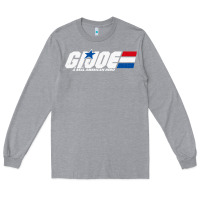 Heather Grey distressed army green gi joe Long Sleeve Tee - linhVisuals