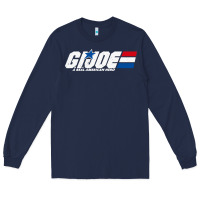 Navy distressed army green gi joe Long Sleeve Tee - linhVisuals