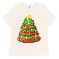 Bone green chocolate christmas cookie cake Ladies Tee - FaDigitalArtStudio