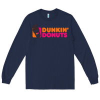 Navy donuts Long Sleeve Tee - linhVisuals