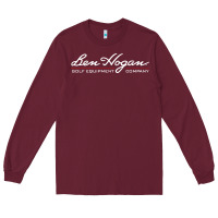 Burgundy ben hogan Long Sleeve Tee - linhVisuals