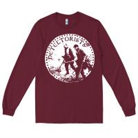 Burgundy detectorists Long Sleeve Tee - linhVisuals