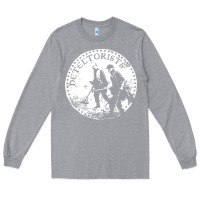Heather Grey detectorists Long Sleeve Tee - linhVisuals