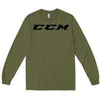 Army Green c c m hockey Long Sleeve Tee - linhVisuals