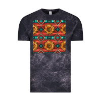 Cloud Black native american aztec seamless pattern 2 Vintage Tee - BundleAndBundleShop