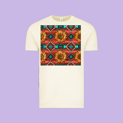 Native American Aztec Seamless Pattern 2 Vintage Tee Designed By Bundleandbundleshop
