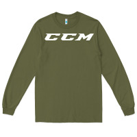 Army Green c c m hockey Long Sleeve Tee - linhVisuals