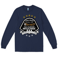 Navy suitable-tp-mazembe-worn Long Sleeve Tee - linhVisuals
