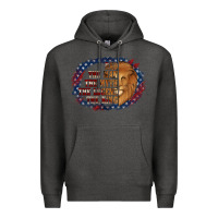 Charcoal Heather dad the man american flag Premium Hoodie - Jasminsmagicworld