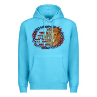 Ocean Blue dad the man american flag Premium Hoodie - Jasminsmagicworld