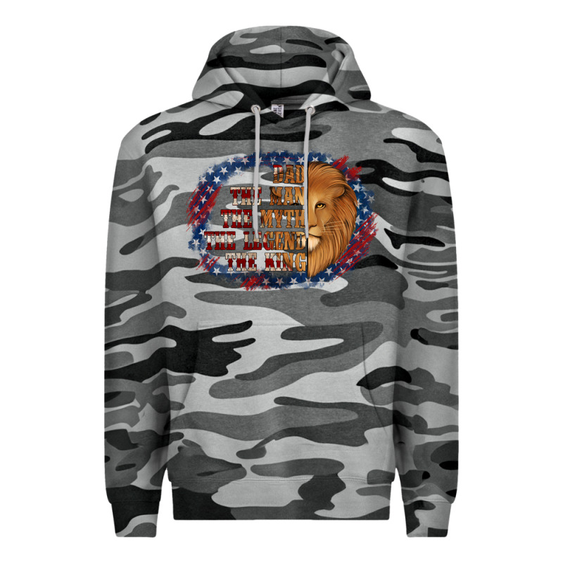 Dad The Man American Flag Premium Hoodie by Jasminsmagicworld | Teevron