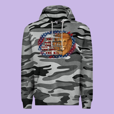 Dad The Man American Flag Premium Hoodie Designed By Jasminsmagicworld