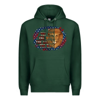 Sports Green dad the man american flag Premium Hoodie - Jasminsmagicworld