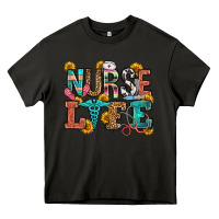 Asphalt nurse life Heavy Core Tee - OliviaCreatesArt