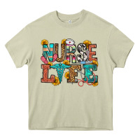 Mossy nurse life Heavy Core Tee - OliviaCreatesArt