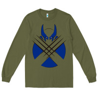 Army Green wolverine 5 Long Sleeve Tee - linhVisuals