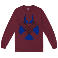 Burgundy wolverine 5 Long Sleeve Tee - linhVisuals