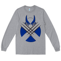 Heather Grey wolverine 5 Long Sleeve Tee - linhVisuals
