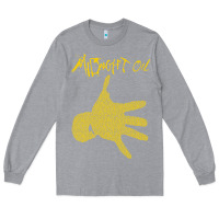 Heather Grey Midnight Oil colour Long Sleeve Tee - linhVisuals