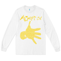 White Midnight Oil colour Long Sleeve Tee - linhVisuals