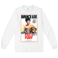 White fist of fury by bruce Long Sleeve Tee - linhVisuals