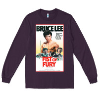 Plum fist of fury by bruce Long Sleeve Tee - linhVisuals