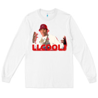 White ll cool j Long Sleeve Tee - linhVisuals