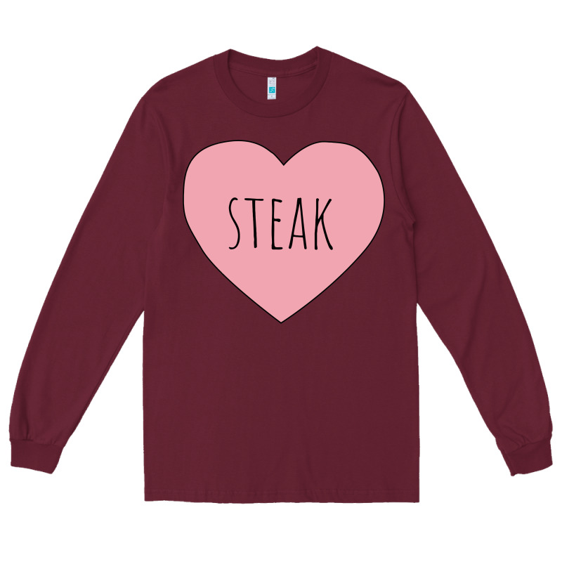 I Heart Steak Long Sleeve Tee by linhVisuals | Teevron