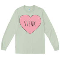 Matcha i heart steak Long Sleeve Tee - linhVisuals