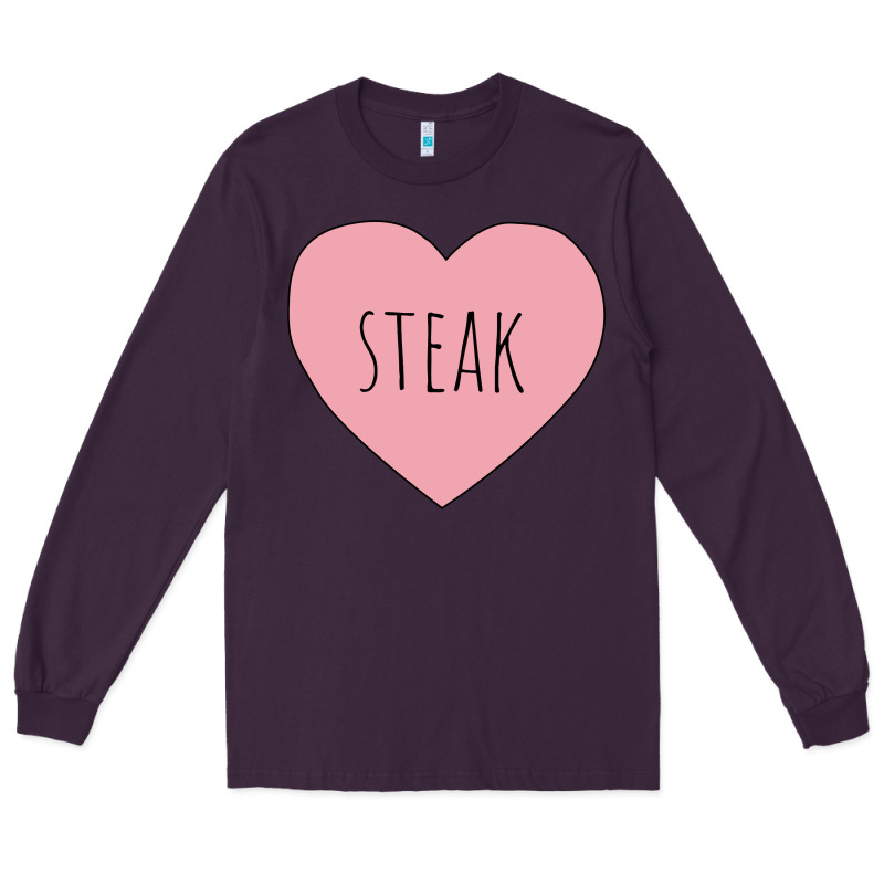 I Heart Steak Long Sleeve Tee by linhVisuals | Teevron