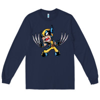 Navy wolverine Long Sleeve Tee - linhVisuals