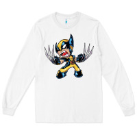 White wolverine Long Sleeve Tee - linhVisuals
