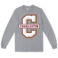 Heather Grey charleston cougars Long Sleeve Tee - linhVisuals